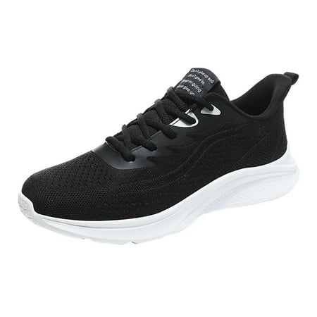 

Sneakers for Men Mens Shoes Mesh Breathable Lace Up Solid Color Casual Fashion Simple Shoes Running Shoes Mens Sneakers Mesh B 40