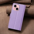 thumbnail image 3 of Allytechgroup Wallet Phone Case for iPhone 15 Plus, PU Leather Flip Phone Case with Credit Card Slot & kickstand Military Grade Drop Protection Slim Shockproof Back Cover for Women Men, Purple, 3 of 8
