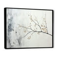 thumbnail image 2 of Designart "Monochrome Birch Serenity I" Tree Birch Floater Framed Canvas Prints, 2 of 5