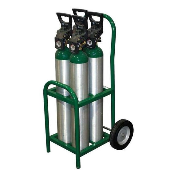 Saftcart Cylinder Trolley,250 lb.,35 In. H MDE-4