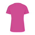 thumbnail image 3 of Gibobby Camiseta con cuello en V para mujer Mujeres Verano Soild Cuello en V Botones Manga corta Swing Loose Casual Camisetas Blusas(Rosa caliente,M), 3 of 4