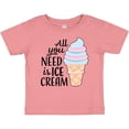 thumbnail image 3 of Inktastic All You Need is Ice Cream with Ice Cream Cone Boys or Girls Baby T-Shirt, 3 of 5