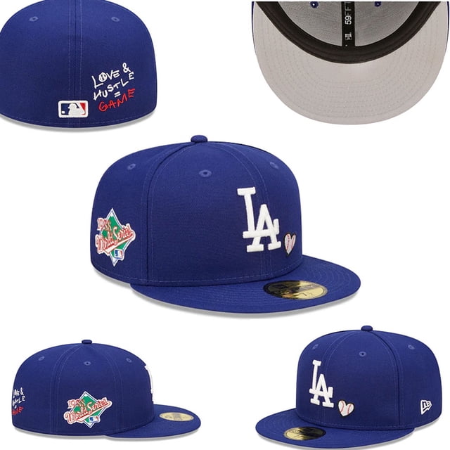 MLB Los Angeles Dodgers 3 Colores Clásico Totalmente Sellado Gorra No Adecuada Tamaño Snapback De Ala Plana Hip Hop Béisbol Pareja XBe0 G1BVpangjing