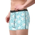 thumbnail image 2 of Pofeuu Cute Rabbit Print Men’s Boxer Briefs, Moisture-Wicking Underwear, Regular,Trunk-Small, 2 of 5