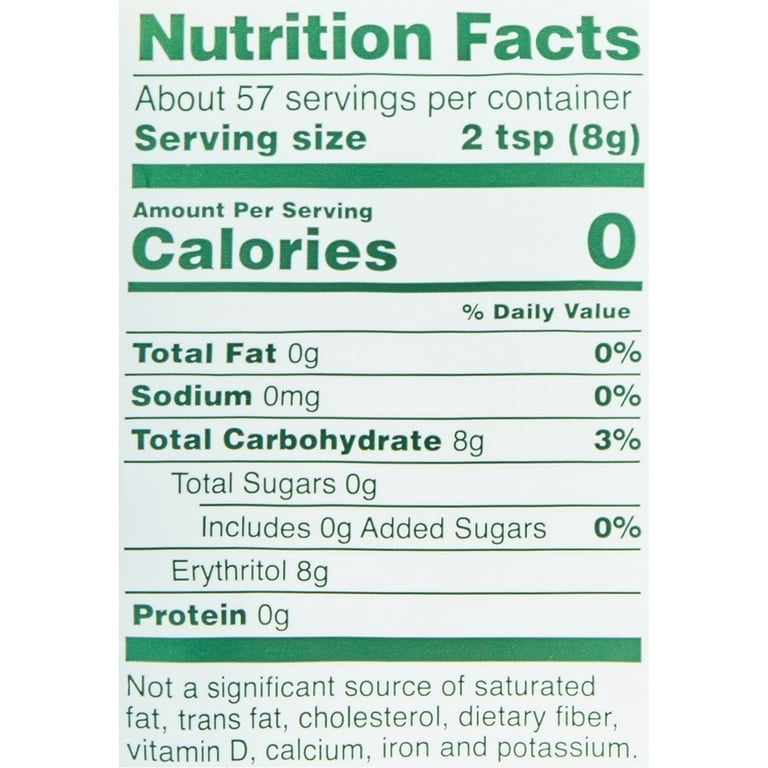 WHOLE EARTH 100% Erythritol Zero Calorie Sweetener (4 lbs