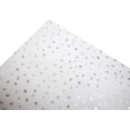 thumbnail image 3 of Made in USA 50-Sheet Hot Stamp Glitter Gift Tissue Paper Pack, 20" X 30" (Silver on White), 3 of 3