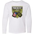 thumbnail image 3 of Inktastic Proud Military Niece Gift Long Sleeve Youth T-Shirt, 3 of 5