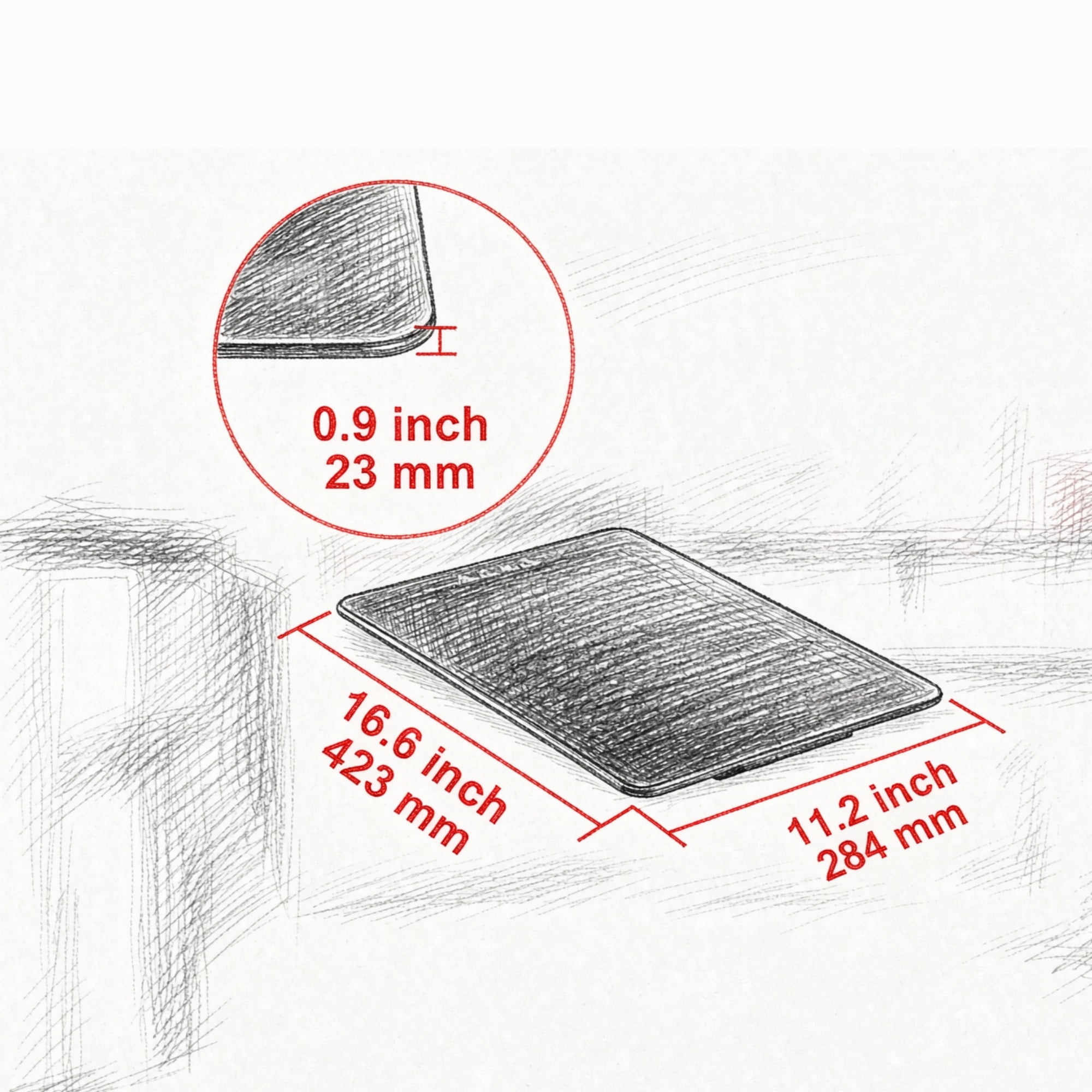 Electric Warming Tray, Portable Tempered Glass Heating Pad (65-90℃) for Catering & Parties, 16.5" x 11"