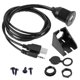 thumbnail image 2 of Extensión Cable Car Dashboard Moto USB 2.0 3.5mm M/F AUX Lead, 2 of 6