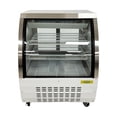 thumbnail image 4 of 36 in. Stainless Steel Small Curved Glass Deli Case 12 Cu.Ft. Meat or Seafood Display Showcase Refrigerator, 4 of 11