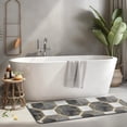 thumbnail image 2 of Gray White Gold Marble Pattern Kitchen Rug Mat,Kitchen Runner Rugs Non Skid Washable,Decorative Kitchen Floor Mats for Kitchen,Sink,Laundry,17"x47.2", 2 of 7