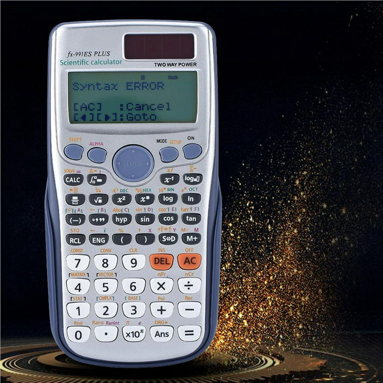 Alperne lytter Give FX-991ES-PLUS Calculator 417 Functions High School University Calculation  Tool Computer Office Two Ways Power Graphing - Walmart.com