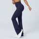 thumbnail image 5 of Pantalones de yoga acampanados para mujer, leggings de cintura alta, pantalones casuales de entrenamiento con corte acampanado, 80 % poliéster, 20 % spandex, tejido elástico, 5 of 5