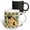 Multicolor, variant on 3drose, Pugs Lounge in a Scene of Mid-century Modern Design, 11oz Mug