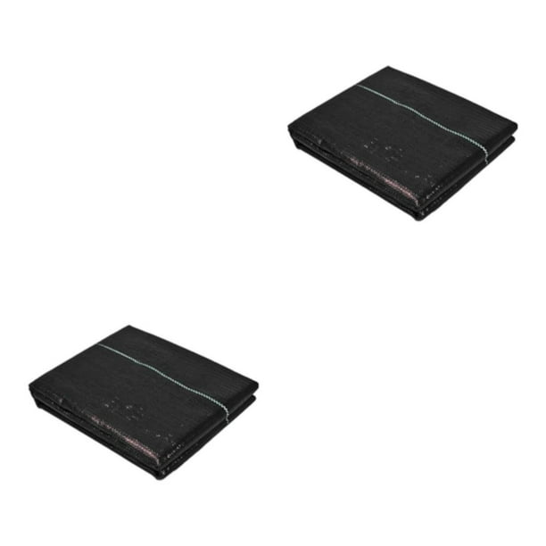 Billuyoard Fuerte durabilidad Edificios de jardín Tela permeable para el control de malezas Tela a prueba de malezas Barrera de malezas Type2 NO2