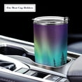 thumbnail image 5 of SKYSONIC Aurora Landscape Pattern 20 oz Stainless Steel Insulated Mug, Double Vacuum Insulated Travel Mug with Lid and Straw, 5 of 7