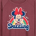thumbnail image 3 of Mickey & Friends - Dazzling Minnie - Women's Lightweight French Terry Long Sleeve Shirt, 3 of 5