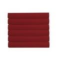 thumbnail image 2 of 550 TC Cotton- Pack of 6 Fitted Sheet / Bottom Sheet 15 Inch Deep Pocket (Solid Burgundy, King) - ALL ROUND ELASTIC FOR PERFECT FIT By The Great American Store, 2 of 4