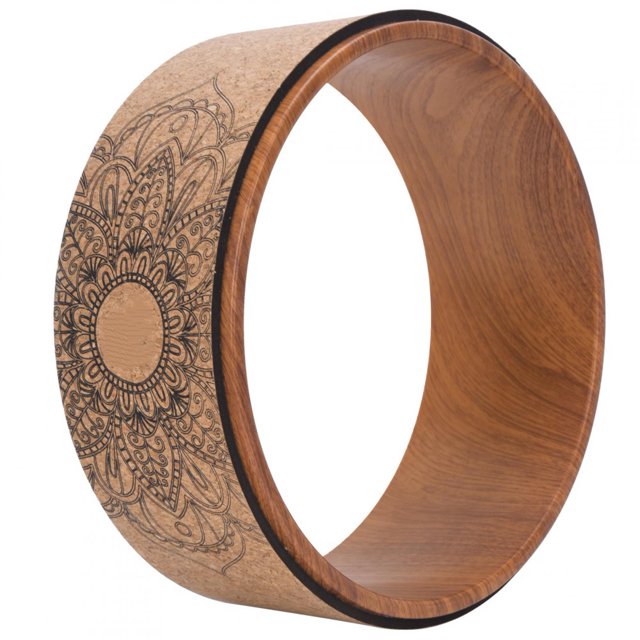 Rueda De Yoga De Goma PU De Alta Densidad Para Estiramiento Y Flexibilidad Para Ayudar A Respaldar Los Dolores Y La Tensión, Resistente A La Lágrima, Un Rodillo Flexible