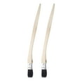 thumbnail image 1 of Uxcell 2pcs Bent Radiator Paint Brush 1" Width Curved Paint Soft Bristle Brushes with Long Wood Handle for Wall, 1 of 6