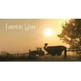 thumbnail image 2 of Deiter, Lori 18x11 White Modern Wood Framed Museum Art Print Titled - Farmers Work till the Job is Done, 2 of 4
