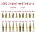 thumbnail image 3 of 40 Piezas Principales de Carburador de Cobre + Kit de Chorros Lentos para PWK para Carbs Accesorios de Carburador de Motocicleta, 3 of 5