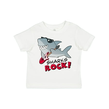 

Inktastic Sharks Rock! Gift Toddler Boy or Toddler Girl T-Shirt