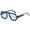 Grey Tortoise-Blue, variant on Retro Square Aviator Sunglasses, UV400 Protection, Unisex PC Frame