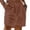 Brown, variant on Men's Pleated Linen Shorts Button Fly Relaxed Fit Casual Bottoms Navy L