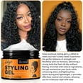 thumbnail image 3 of ikzee Styling Gel 120g/4.23oz - Enhance Shine and Moisture Hair Gel - Extra Hold - Salon Quality - Non Sticky - All Hair Types, 3 of 9