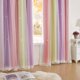 thumbnail image 4 of Cortinas de arcoíris XiDi 86x244 cm con recortes de estrellas y blackout, 4 of 9