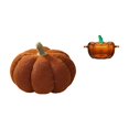 thumbnail image 1 of Almohadas de calabaza de Halloween,Almohadas de calabaza de Halloween Decoración del hogar Suave,Plato de dulces,Plato de dulces de vidrio con tapa Tarro de dulces decorativo,Para el buffet de, 1 of 8