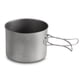 thumbnail image 5 of Herramienta de cocina al aire libre 1600ML Juego de sartenes de titanio para ollas Súper liviano para acampar Utensilios de cocina para cocinar portátiles con mango plegable, 5 of 7