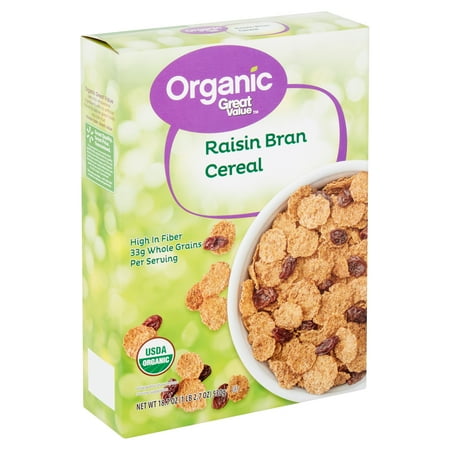 cereal bran organic raisin value oz walmart