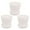 White, variant on Amacok 3Pack Garden Pots 5.5" Small Resin Plant Pots With Drainage Holes And Saucers, Planting Gardening Containers, Flower Planters For Indoor Plants