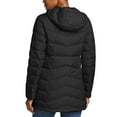 thumbnail image 3 of Eddie Bauer Women's Hooded Chevron Down Parka (Black, Small), 3 of 5