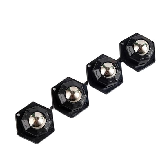 4Pcs Furniture Casters Wheels 200Kg Heavy Duty Universal Wheel 360° Rotation Stainless Steel Strong Self Adhesive Casters Wheels ,Reliable