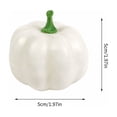 thumbnail image 3 of 16-Pack Mini Foam Pumpkins with Lightweight Styrofoam Build, 2-Inch White Artificial Pumpkin Decorations for Fall and Halloween Crafting, 3 of 4