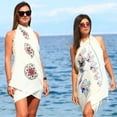 thumbnail image 4 of East'N Blue Calypso Turkish Cotton Peshtemal Beach Towel - Sea (Pack of 1), 4 of 5