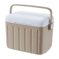 thumbnail image 3 of QccHieUs Cooler Box Hot/Cold Retention Cooler Carrier Versatile Personal Beverage Storage Khaki, 3 of 9