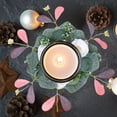 thumbnail image 1 of onlyliua Liquidación Ofertas Del Día Ofertas Prime Guirnalda de Velas para Mesa, Decoración para Bodas, Guirnalda de Velas con Hojas de Camelia, Decoración Navideña, 1 of 6
