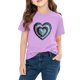 thumbnail image 4 of TaTaai School Season Cute Print Short Sleeve T-Shirt, Valentine's Day Casual Top, Unisex All Season Graphic Tee Gift, 4 of 8