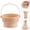 khaki, variant on Makeup Brush Cleaner Mat 3 in 1 Silicone Makeup Brush Cleaner Bowl Cosmetic Brushes Cleaning Tool Organizer for Storage and Air Drying