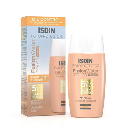 ISDIN Fotoprotector FUSION WATER COLOR Oil-Free Tinted Sunscreen SPF50, 50ml