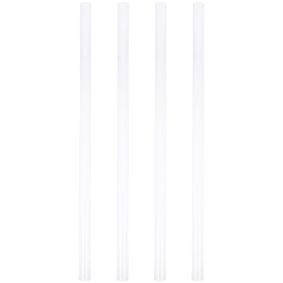 4pcs tuberías transparentes de pvc tubos de agua dura tubos redondos tubos transparentes