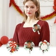 thumbnail image 1 of Xihbxyly Clip para Credencial Navideño, Diseño Giratorio, Muñeco de Nieve y Ciervo con Purpurina, Porta Credencial Festivo, Cordón Retráctil, Accesorio de Oficina para Las Fiestas, Ideal para Regalar, 1 of 6