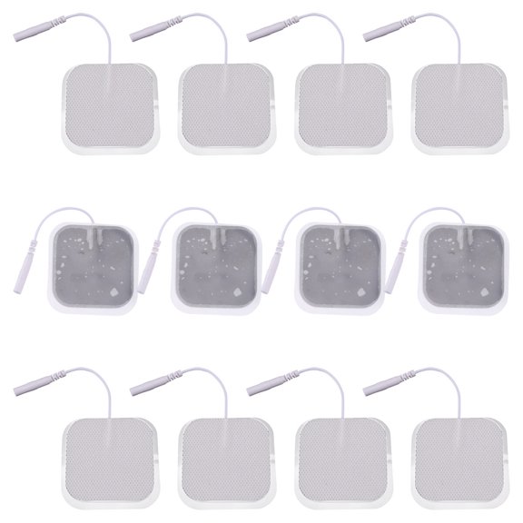 20 almohadillas de electrodos de 2,0 orificios para fisioterapia, no tejidas.