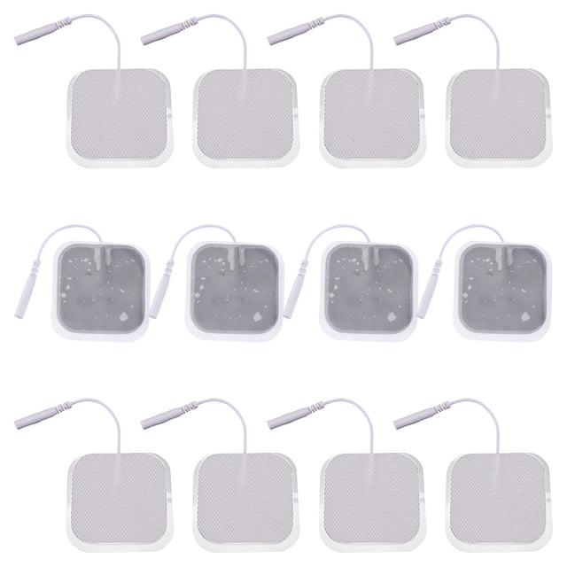 20 almohadillas de electrodos de 2,0 orificios para fisioterapia, no tejidas.
