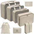thumbnail image 1 of Juego organizador de viaje de 8 piezas: ¡cubos de embalaje para un viaje eficiente! Bolsa ordenada para zapatos, 1 of 11