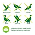 thumbnail image 6 of De-Bird Scare Tape - Weatherproof Reflective Tape - Seagull Reflective Ribbon for Balcony & Patio Deterrent - Reusable Goose Deterrent Scare Ribbon - 125 Ft Roll, Garden Style, 6 of 6